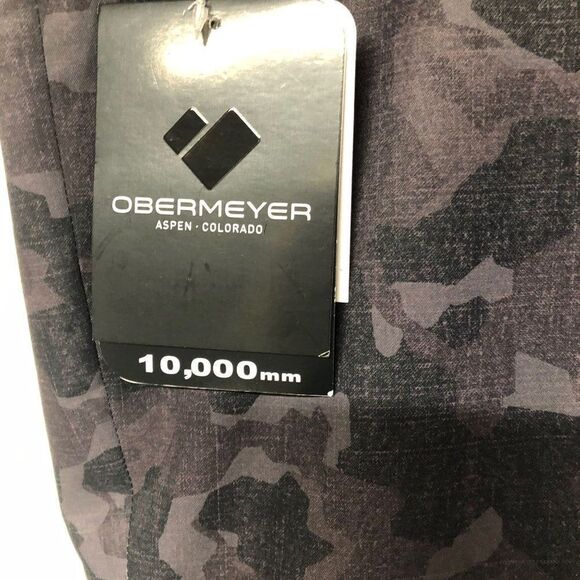 Obermeyer Malta Ski Snow Pants Dark Denim Camo NWT Womens Size 20 - Picture 6 of 12